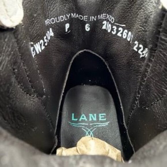 Lane CHASE THE WIND Womens Cowboy Bootie 6 Western Pink White Cowgirl Boots - Picture 9 of 11